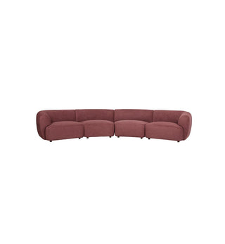 Sunday Sofa 4-seater In Plum - Fenton & Fenton