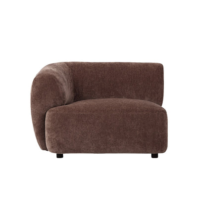 Sunday Sofa LHF Chair With Arm In Espresso