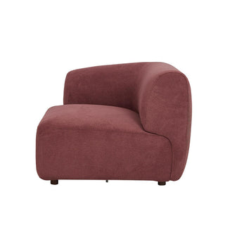 Sunday Sofa Lhf Chair With Arm in Plum - Fenton & Fenton
