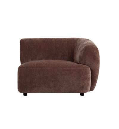 Sunday Sofa RHF Chair With Arm In Espresso