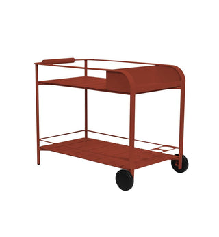Sundowner Bar Cart in Brick - Fenton & Fenton