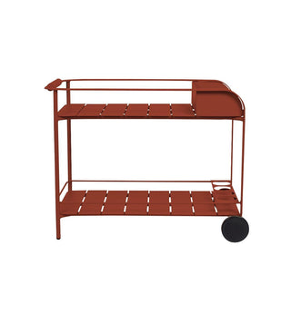 Sundowner Bar Cart in Brick - Fenton & Fenton