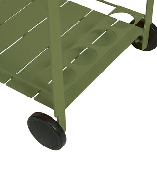 Sundowner Bar Cart in Palm - Fenton & Fenton