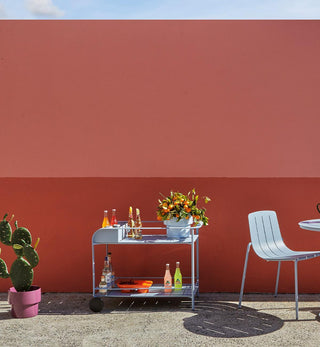 Sundowner Bar Cart in Sea Mist - Fenton & Fenton