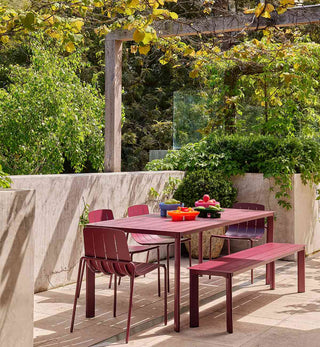 Sundowner Bench In Aubergine - Fenton & Fenton