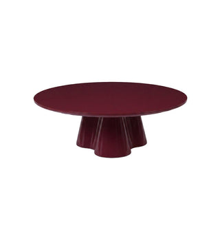Supper Club Glossy Coffee Table in Burgundy - Fenton & Fenton