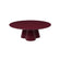 Supper Club Glossy Coffee Table in Burgundy