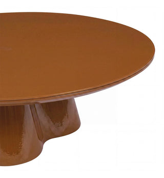 Supper Club Glossy Coffee Table in Caramello - Fenton & Fenton
