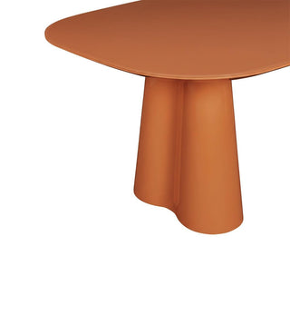 Supper Club Glossy Rectanglar Dining Table in Squash - 240cm - Fenton & Fenton