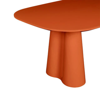 Supper Club Glossy Rectangular Dining Table in Squash - 240cm - Fenton & Fenton