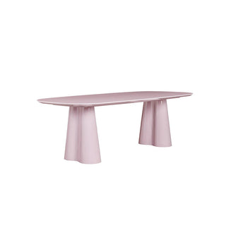 Supper Club Glossy Rectanglar Dining Table in Sweetpea - 240cm - Fenton & Fenton