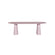 Supper Club Glossy Rectangular Dining Table in Sweetpea - 240cm