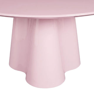 Supper Club Glossy Round Dining Table in Sweetpea - Fenton & Fenton