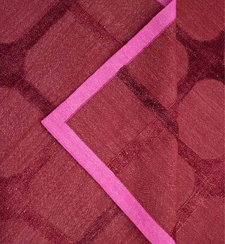 The Den Dhurrie in Plum - Fenton & Fenton