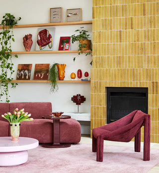The Parlour Chair in Merlot - Fenton & Fenton