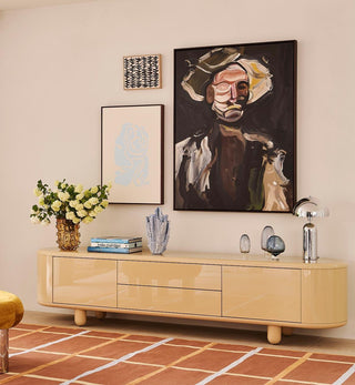 The Parlour Dhurrie in Cocoa - Fenton & Fenton