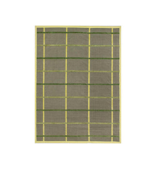 The Parlour Dhurrie in Olive - Fenton & Fenton