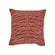 Tiger Jacquard Cushion In Burnt Terracotta