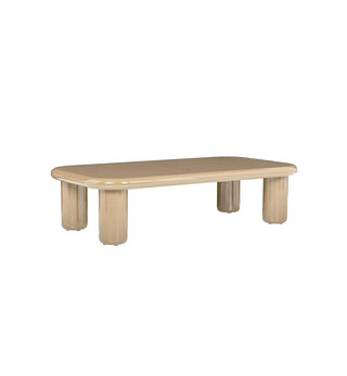Tiggi Glossy Coffee Table in Croissant - Fenton & Fenton