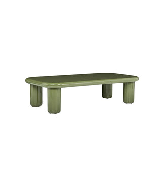 Tiggi Glossy Coffee Table In Olive - Fenton & Fenton