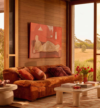 Time Out Sofa In Caramel - Fenton & Fenton