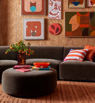 Totem Vase in Amber - Fenton & Fenton