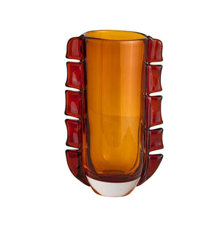 Totem Vase in Amber - Fenton & Fenton