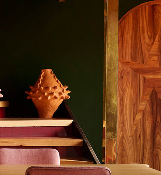 Trenza Vessel In Tobacco - Fenton & Fenton