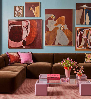 Utopia Cushion In Fuchsia - Fenton & Fenton