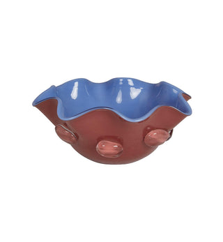 Wavy Bowl in Plum - Fenton & Fenton