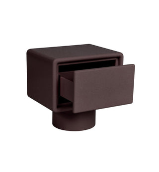 Wilma Bedside Table in Chocolate - Fenton & Fenton