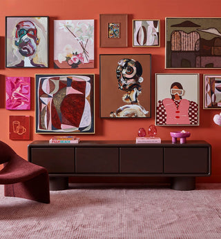 Wilma Low Sideboard in Chocolate - Fenton & Fenton