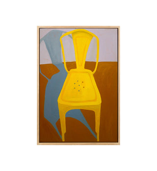 Lily Platts - Yellow Metal Chair