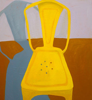 Lily Platts - Yellow Metal Chair