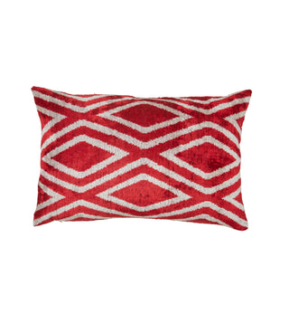 Zulta Cushion in Burgundy Geo - Fenton & Fenton