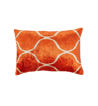 Zulta Cushion in Burnt Orange Drops - Fenton & Fenton