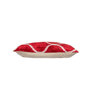 Zulta Cushion in Burnt Red Drops - Fenton & Fenton