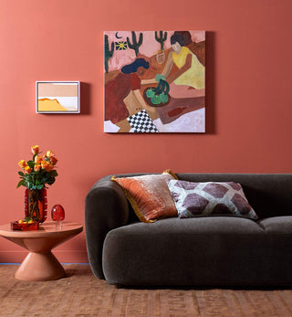 Utopia Cushion In Pumpkin - Fenton & Fenton