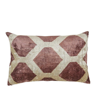 Zulta Cushion in Chocolate Hexagon - Fenton & Fenton