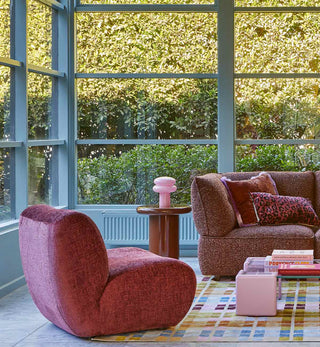 Daydreamer Lounge Chair in Sangria - Fenton & Fenton